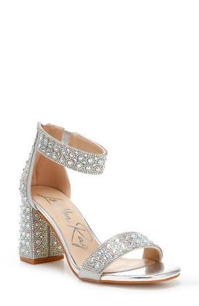 London Rag Cady Embellished Sandal in Silver at Nordstrom Rack, Size 7