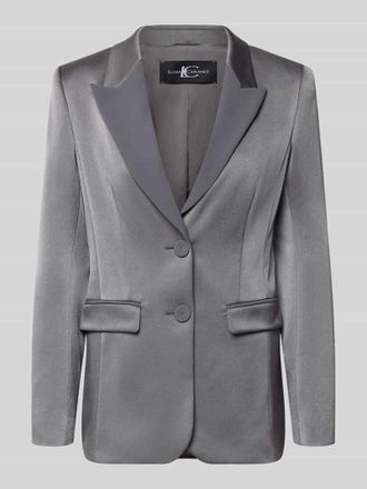 Luisa Cerano Luisa Cerano Regular Fit Blazer mit Pattentaschen in Silber, Größe 34
