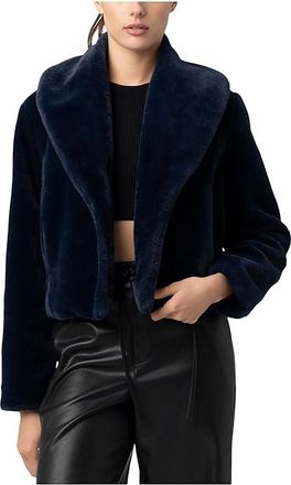 Blank NYC Faux Fur Jacket Womens Coat Frost Bite : SM, Polyester