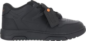 Off-white Black/Orange Out Of Office Arrows Mesh Fabric Low-Top Sneakers