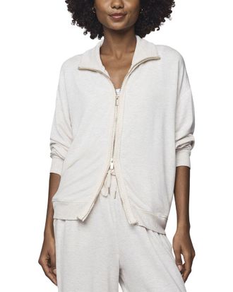 Splendid Supersoft Trim Zip Up