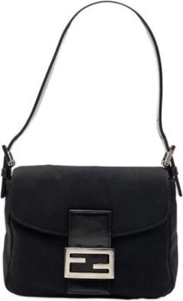 Fendi Pre-owned Shoulder Bags, female, Black, Size: ONE SIZE Pre-owned Vintage Shoulder Bag