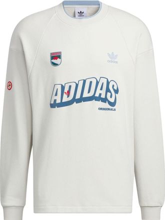 adidas originals Sportswear Sweatshirt Cream Blue IN0973
