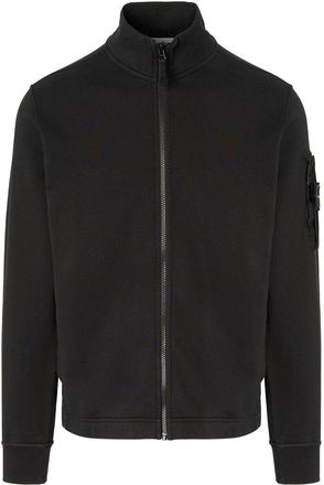 Stone Island S0410 ZIP SWEATSHIRT Size: XL, colour: BLACK