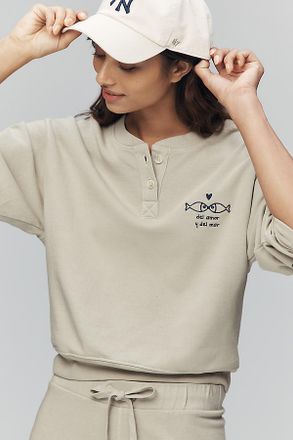 Anthropologie All Time Favorite Del Mar Henley Top
