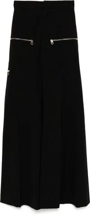 Chlo&eacute; Pantaloni con zip - Nero
