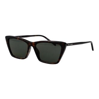 Saint Laurent SL 737 Mica Thin - Dames - Accessoires - Bruin - Maat: 54 MM Nylon