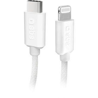 SBS Sbs Tecabletissuetcl Cable De Conector Lightning 1,5 M Blanco