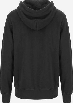 Autry Mens Cotton Hoodie With Logo Black Sweatshirts Sweater