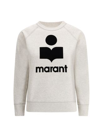 Isabel Marant Womens Cotton Sweatshirt Ecru Sweatshirts Sweater