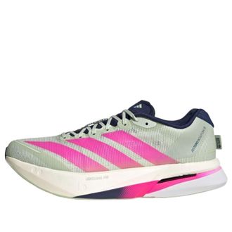adidas Adizero Boston 13 Lime Green Shock Pink Dark Blue HQ4912