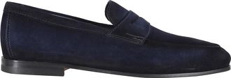 Santoni Carlos Loafer - Heren - Loafers - Blauw - 42 1/2 EU - Leer - Schoenen