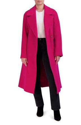 Cole Haan Slick Wool Blend Coat in Fuschia at Nordstrom Rack, Size 2
