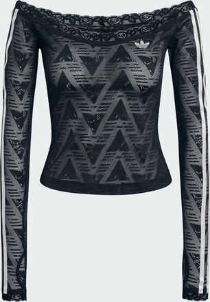 adidas Originals Lace Bardot Top