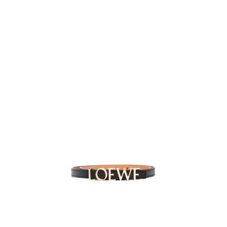 Loewe Belts, female, Black, Size: 90 CM Bold Belt