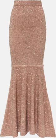 Altuzarra Kasou metallic knit maxi skirt