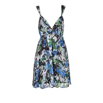 Pinko jurk - Dames - Korte kleedjes - Veelkleurig - S - Polyester - Kleedjes