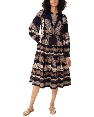 Hale Bob Tiered Mid Dress