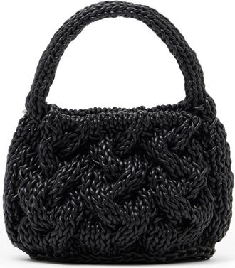 J.W.Anderson small Cable Knit bag - Black