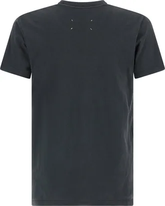 Maison Margiela Printed Cotton Jersey T-shirt - Charcoal