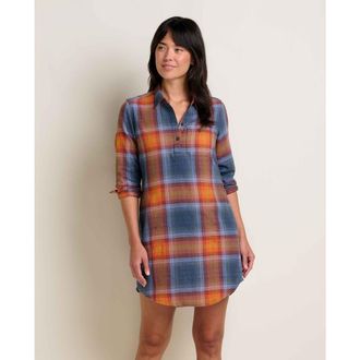 Toad & Co Re-Form Popover Long Sleeve Dress in Ink Ombre at Nordstrom, Size Medium