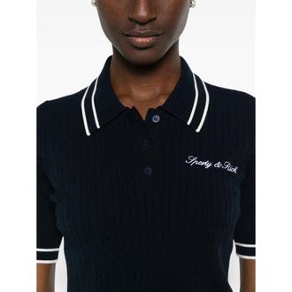 Sporty & Rich Dknaw Polo - Blue