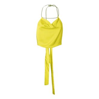 Simona Corsellini Dames, Tops, Groen, Maat: XS Viscose