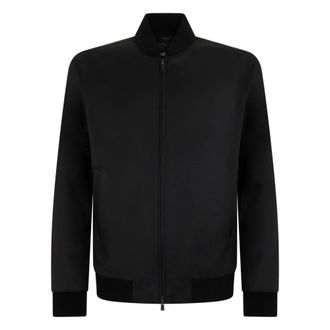 HUGO BOSS Wool Blouson - Heren - Bomber jackets - Zwart - M - Wol - Jassen