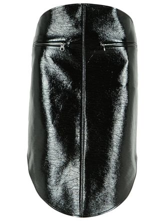 Courrèges Black Cotton Blend Skirt