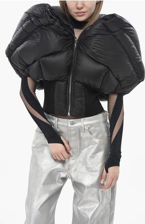 Rick Owens PORTERVILLE Sleeveless Puffer HORUS with Front Zip size 40