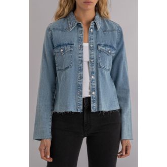 Kut from the Kloth Posey Denim Shirt in Addressed at Nordstrom, Size Small