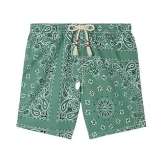 MC2 Saint Barth Beachwear, male, Multicolor, Size: XL Bandanna Round 5201 Swim Short