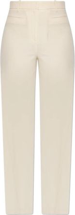 Iro Aluri Broek - Dames - Straight fit broeken - Beige - XS - Wol - Broeken