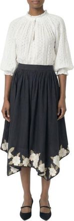 Area Stars Gia Floral Skirt in Black Multi at Nordstrom, Size X-Small