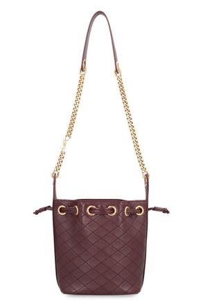 Saint Laurent Cassandre Leather Bucket Bag