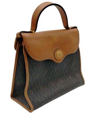 Dior Brown Canvas Crossbody By Mark Bohan (Authentic Pre-Loved)