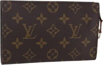 Louis Vuitton Pre-owned Wallets, female, Brown, Size: ONE SIZE Pre-owned Vintage Canvas Wallet