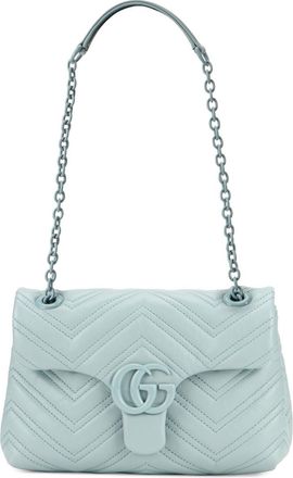Gucci Light Blue GG Marmont Small Shoulder Bag