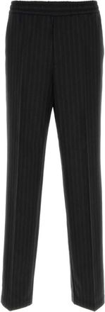Versace Black Stripes Elasticated Pants