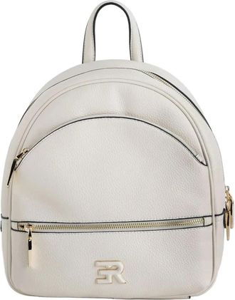 Ermanno Scervino Ecopelle Rugzak - Dames - Rugzakken - Beige - ONE Size - Leer - Tassen