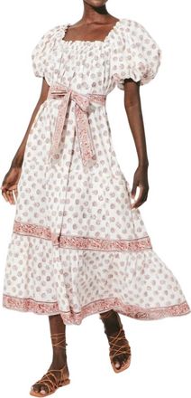 Cleobella Elisa Midi Dress In Belize Blossom