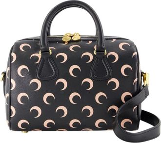 Marine Serre Moon Canvas Strike - Dames - Tassen - Zwart - Maat: ONE Size Katoen