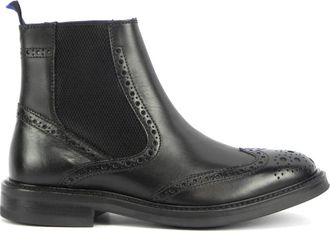 Marco Ferretti Chelsea Boots - Heren - Chelseaboots - Zwart - 41 EU - Leer - Schoenen