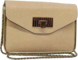 Chlo&eacute; Pre-owned Mini Bags, female, Beige, Size: ONE SIZE Pre-owned Sally Shoulder Bag