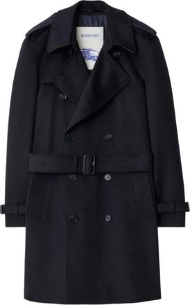 Burberry Trench con cintura - Blu