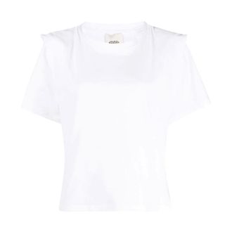 Isabel Marant T-Shirts, female, White, XS, Zelitos Tee Shirt