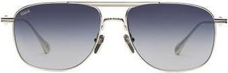 Vada Jewelry Gator Sunglasses in Silver Titanium at Nordstrom