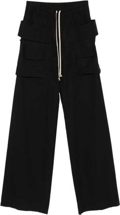 Rick Owens katoenen broek met trekkoord