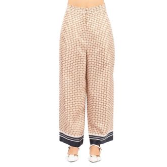 Max Mara Wide Trousers, female, Multicolor, Size: 2XS Wide Trousers