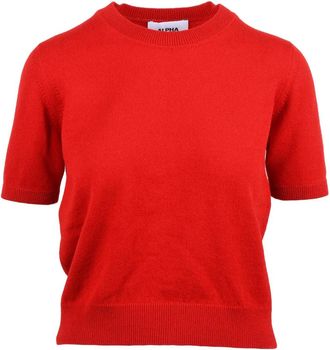 Alpha Studio Wool Under-Jacket Pullover With Crew Neck Design